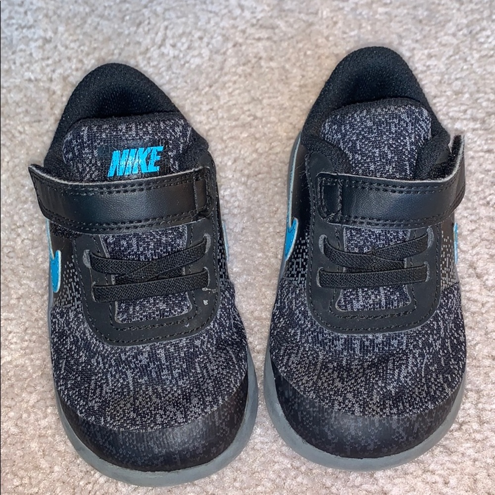 Black toddler Nike sneakers
